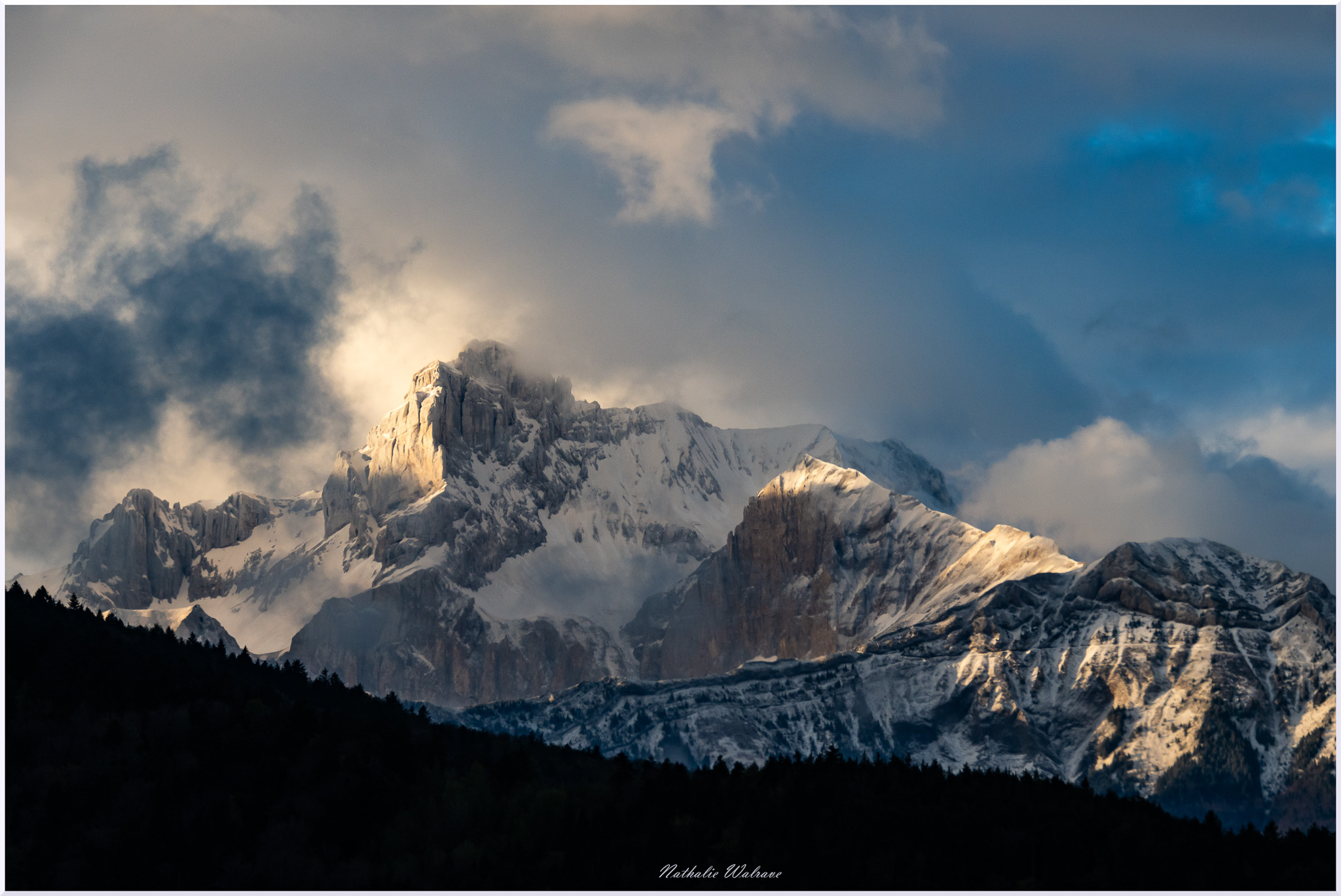 paysage de coucher de soleil